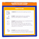 WASHING MACHINE CLEANING TABLETS - 5 Tablets